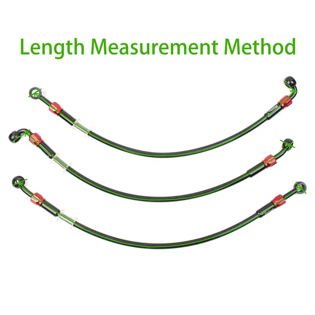 Tuyau de conduite d'huile de frein 90cm moto enduro vélo tressé en acier  frein embrayage tuyau d'huile tuyau de ligne-DIO70387279555