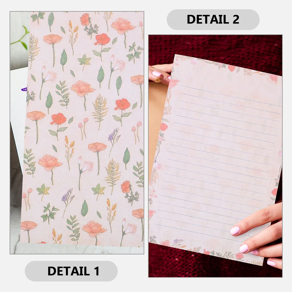 Writing Paper Set Kraft Paper Envelopes Window Envelopes Mailing Envelopes Mini Envelopes 4 Sets Stationery For Letter Writing Vintage Invitations