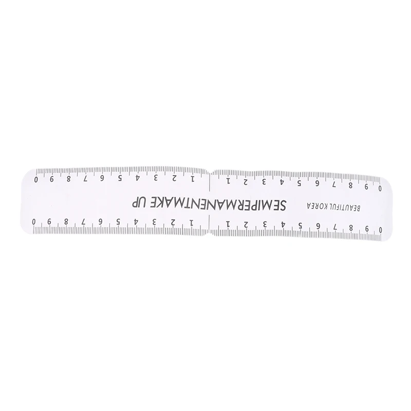 Universal Reusable Eyebrow Stencil Ruler Set