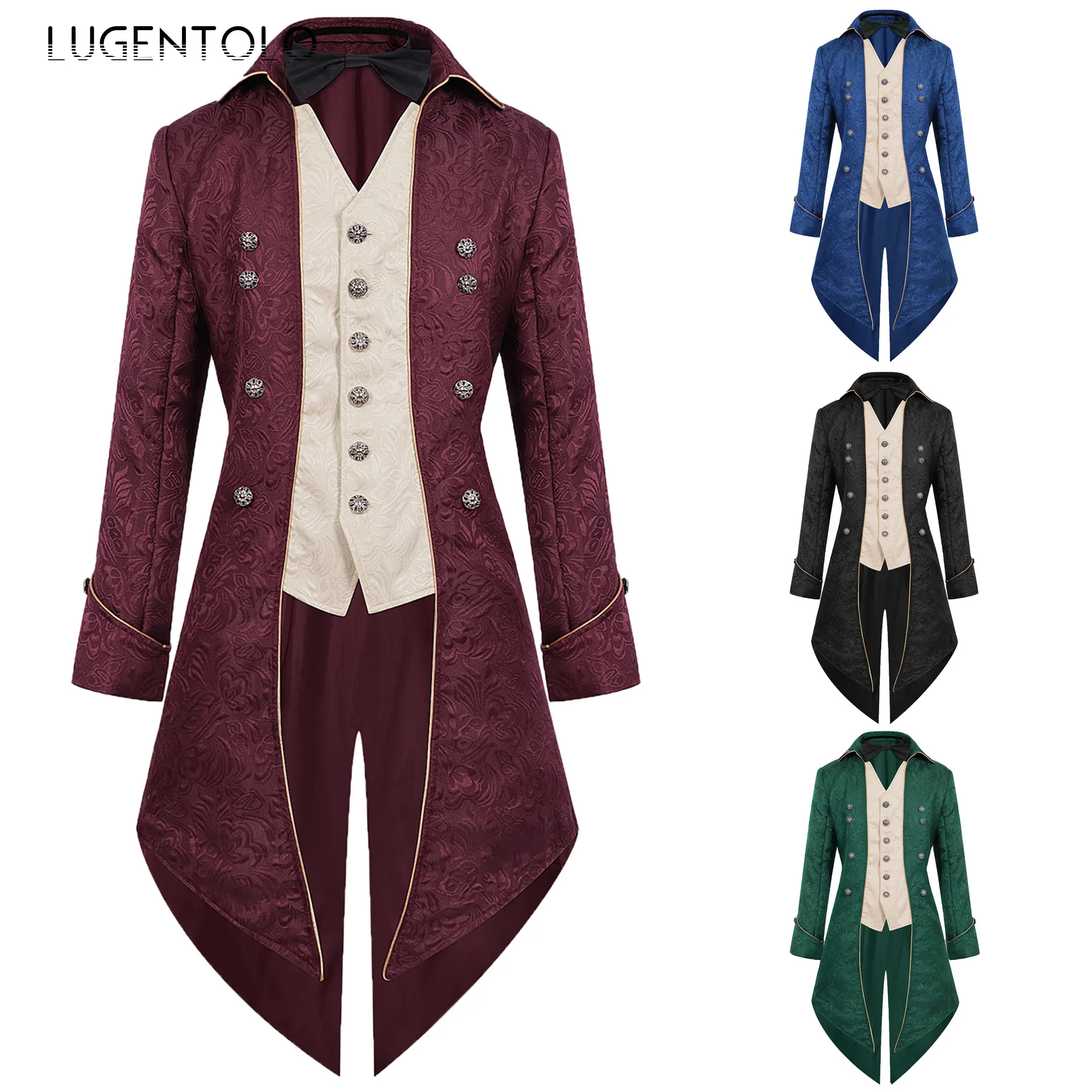 Manteau de smoking médiéval pour hommes