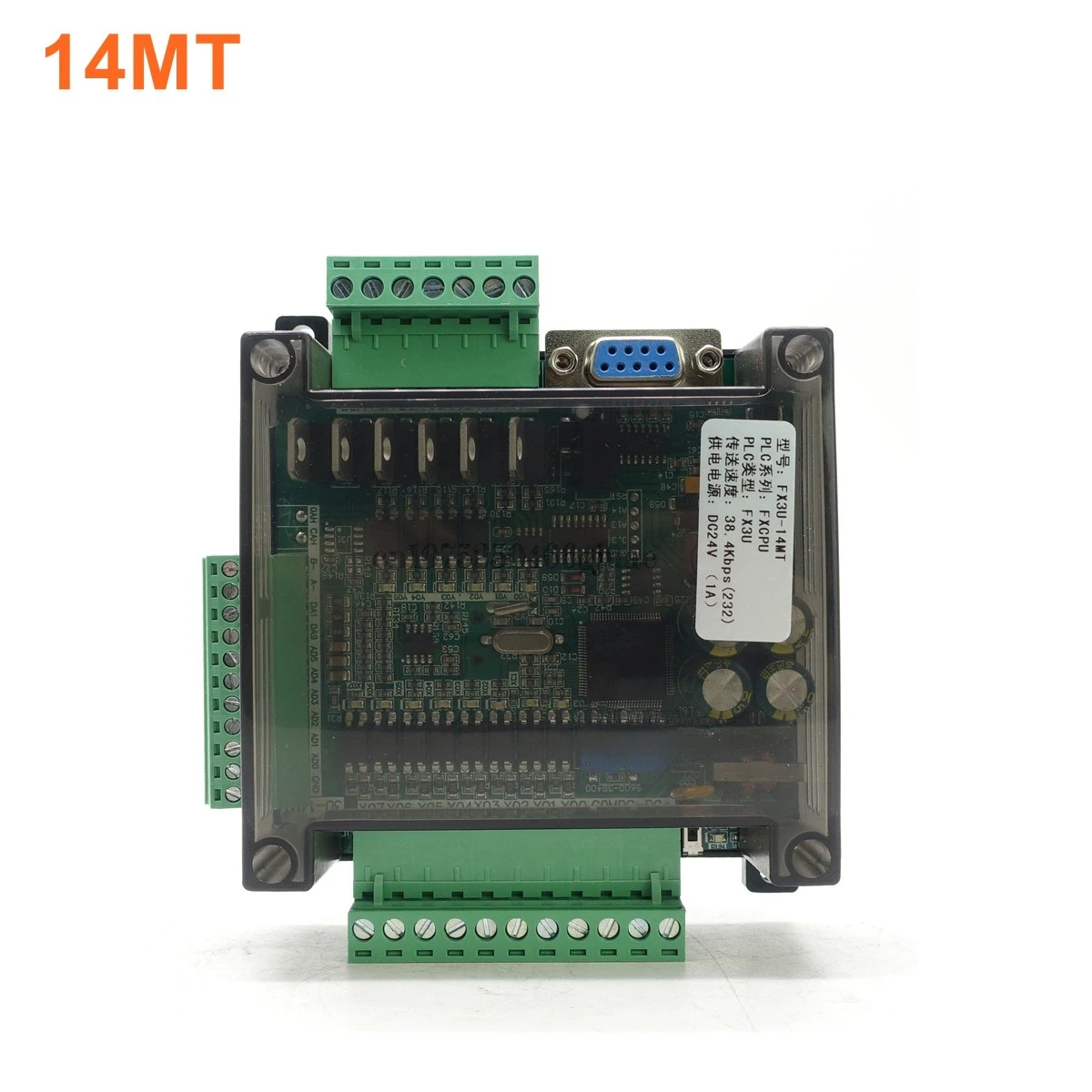 

New Original FX3U-14MR FX3U-14MT PLC industrial control board 8 Input 6 Output 6AD 2DA and RS485 RTC FX1N and FX2N