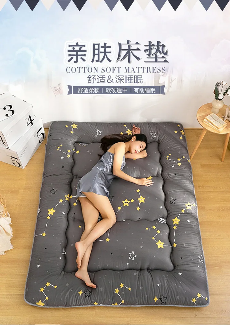 Description Picture 4 of itemDropshipping Customizable Size Mattress Soft Mattress Home Tatami Mat Was The Floor Mat Student ZHA03-31999