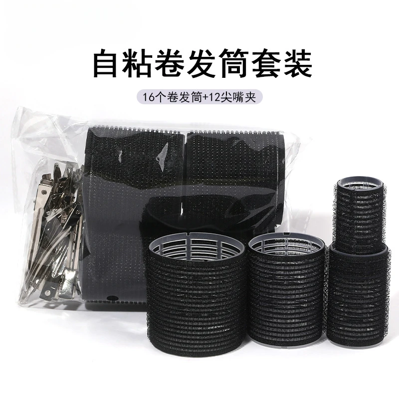 Hair Curling Styling Tools Self-Grip Hair Rollers Heatless Hair Curlers No Heat Bangs Volume Self-adhesive Hook Curlers DIY