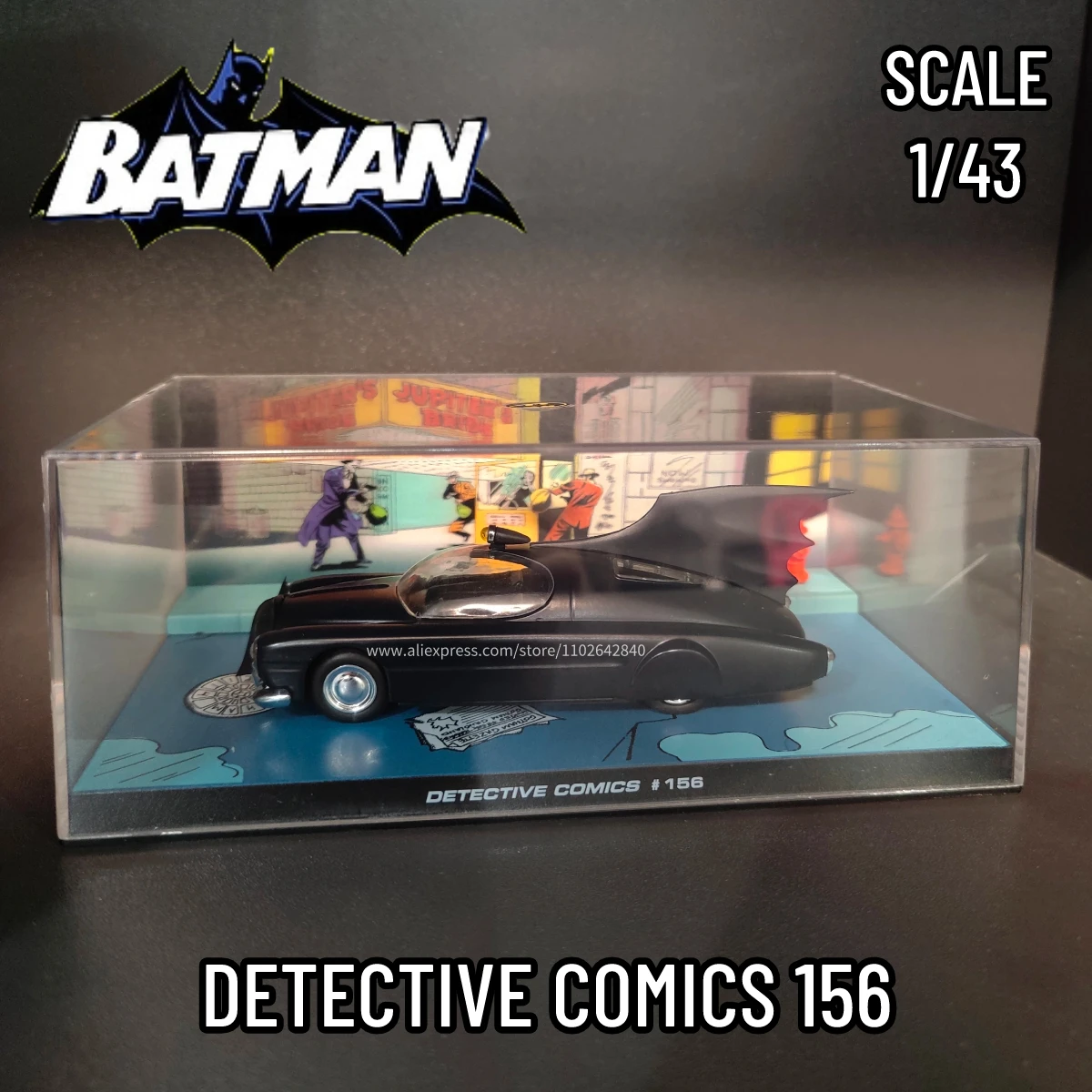 Voiture Miniature Batmobile Les Véhicules de Batman Comics #122 Catmobile 1/43