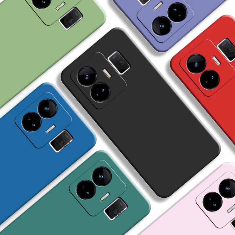 Per Realme Gt3 Custodia Realme Gt3 5G Cover 6.74 Pollici Nuovo Paraurti Antiurto In Silicone Liquido Per Realme Gt3 Realme Gt Neo 5 240W
