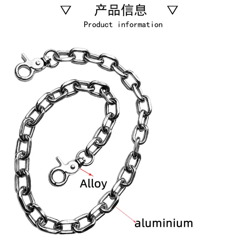 Stylish Punk Hip-hop Metal Waist Chain Accessory