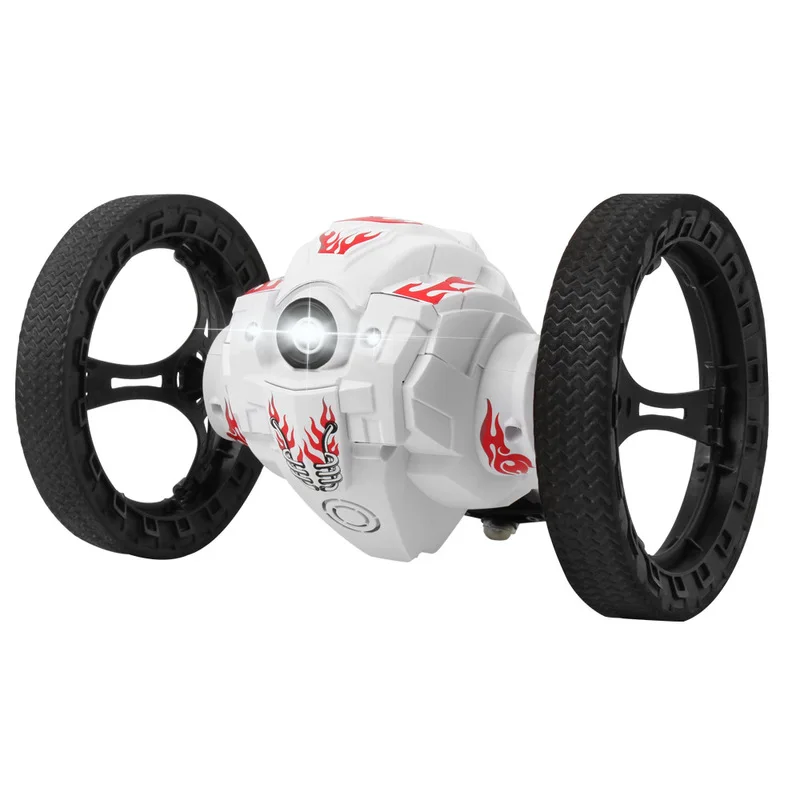 Rc Bounce Car 2.4g Jumping Car No Camera Or With Wifi Camera 2.0mp Flexible Wheels Rotation Rc Small-Scale Robot Car Boy'S Gift 6