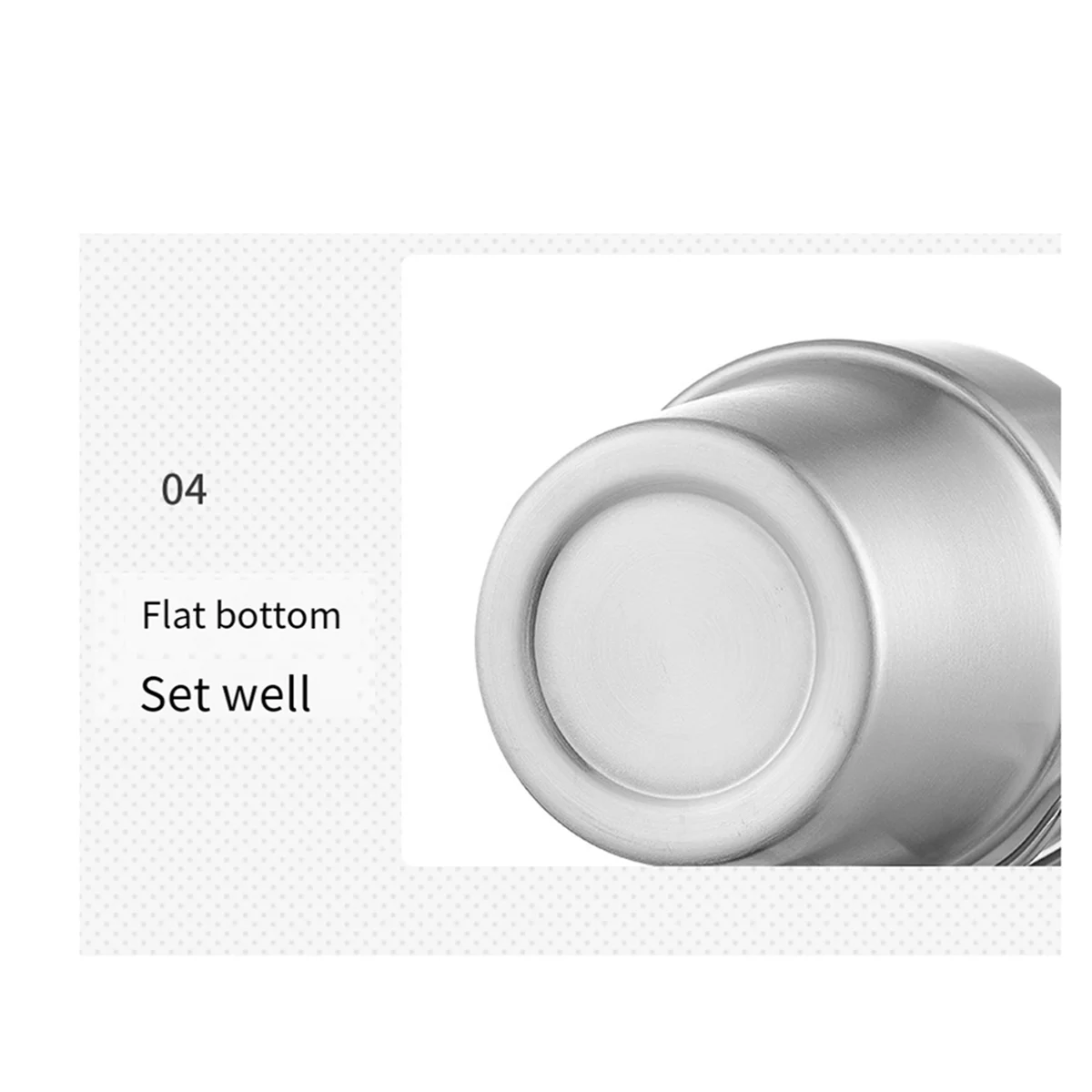 BAAU 3X Stainless Steel Cup Stackable Coffee Cup Outdoor Drinkware Water Beer Mug Camping Mug for Picnic Coffee