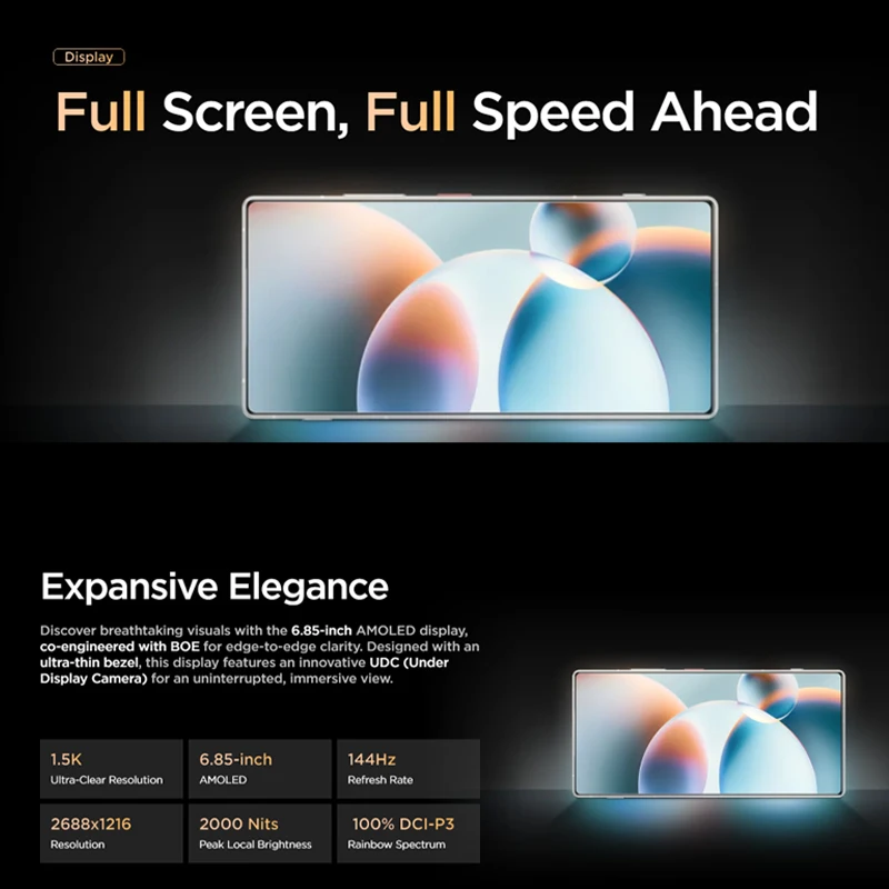 Original Global Version Nubia Z70 Ultra NX733J Snapdragon 8 Elite 1.5K HD Display 35mm Lens IP69 NFC NUBIA 2