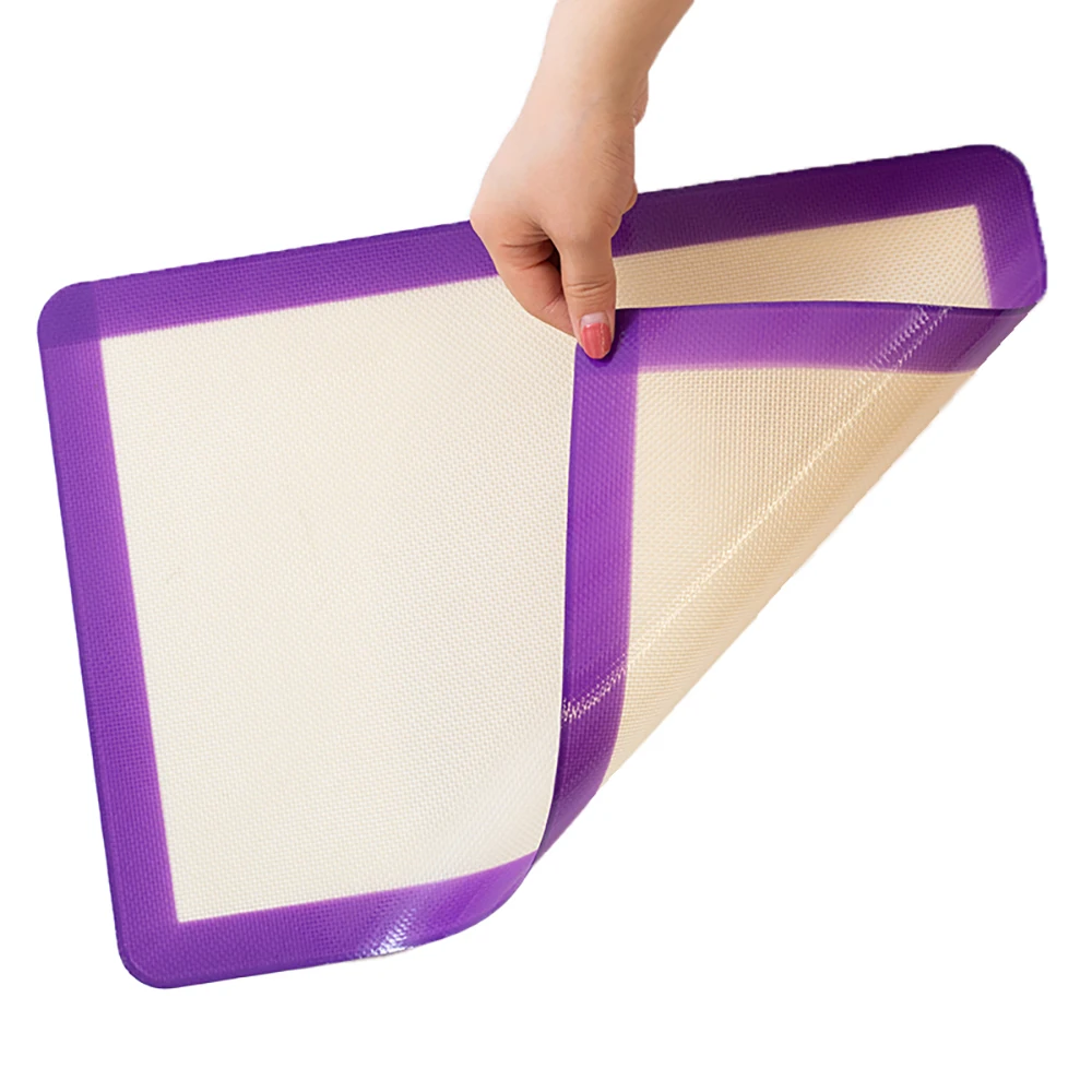 Various Colour Silicone Baking Mat Non-stick Heat Resistant Macaron Muffin Cookie Bakeware Oven Trayer Easy Clean Baking Tool