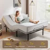 Adjustable Bed Frame Queen, Adjustable Bed Base with Massage, Zero Gravity Electric Bed with Wireless Remote, Head and Foot 5