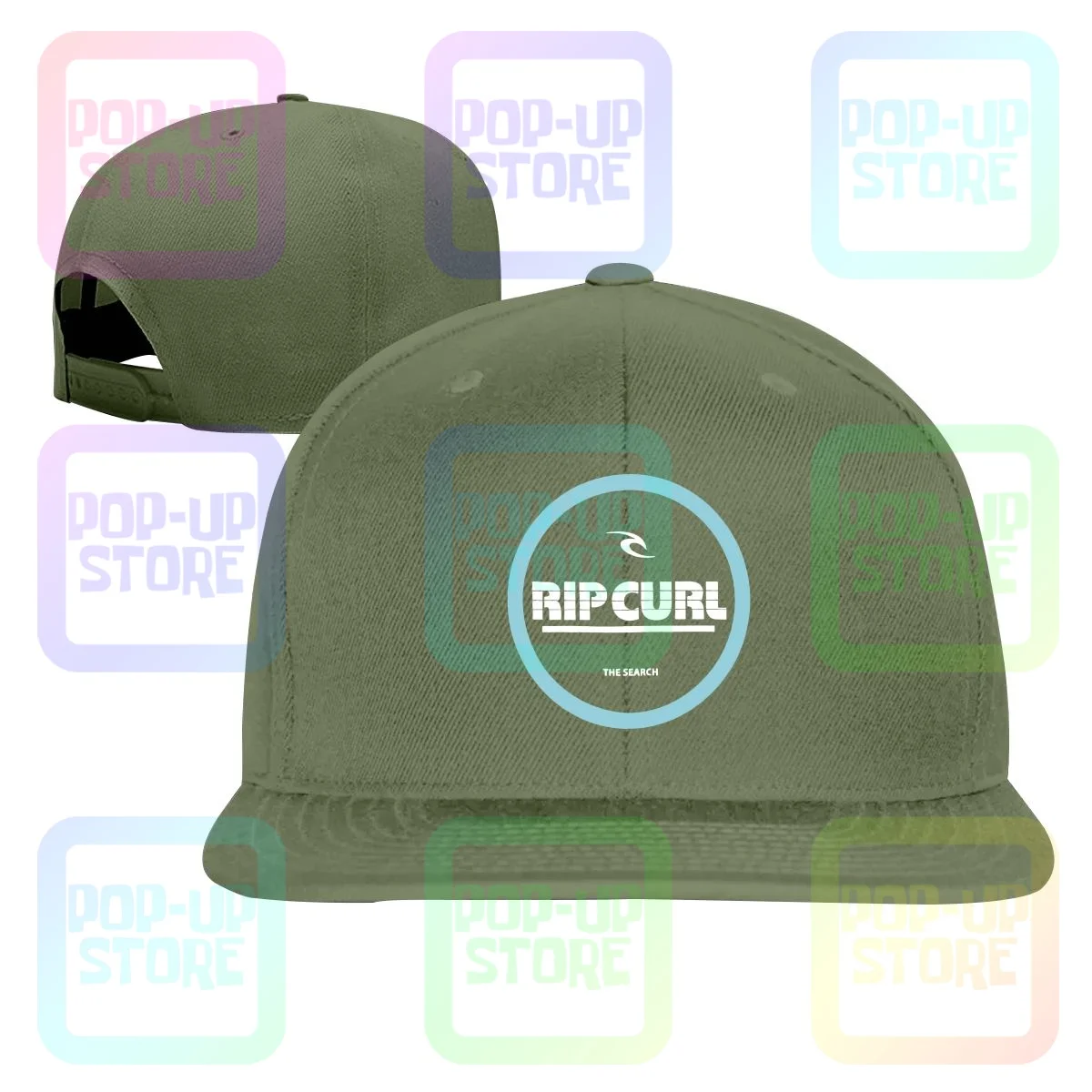 Rip Curl Search Series Upf50 Snapback Cap Baseball Caps Retro Vintage Adjustable