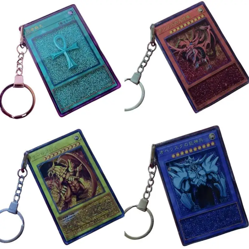

Карта с сыпучим песком Yu-Gi-Oh, Египетский Бог, монстр реборн курибох, «сделай сам», брелок, украшение, экшн-игрушка, фигурки, коллекция аниме игр