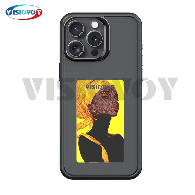 

Чехлы для телефонов New-tech NFC с функцией iphone 15 14 13 Pro Max, чехлы «сделай сам» с E-ink, чехол для телефона без аккумулятора, мультяшный чехол для девушки