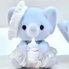 Cute Elephant/lamb/white Cat/poodle Series Dolls Mini Doll Ornaments Ins Super Hot Birthday Gift For Friend Poodle Sylvan Family 6