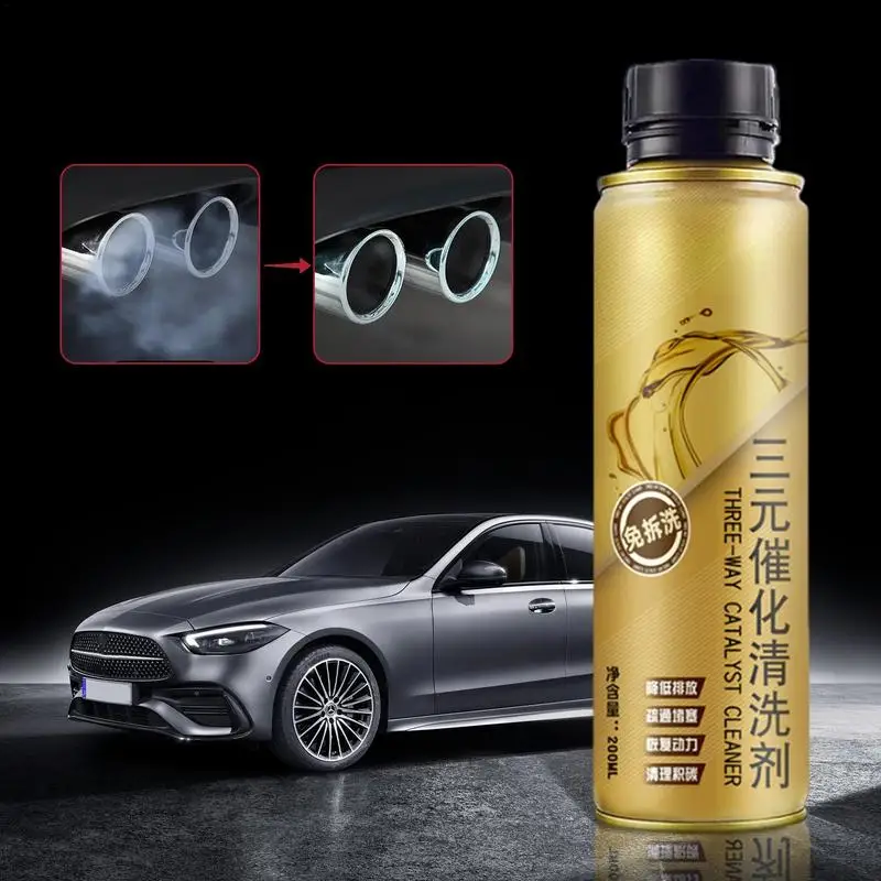 Carbon Cleaner for Car Engine 200ml Carbon Remover for Oxygen Sensor Professional Car Engine Booster Instant Exhaust Cleaner