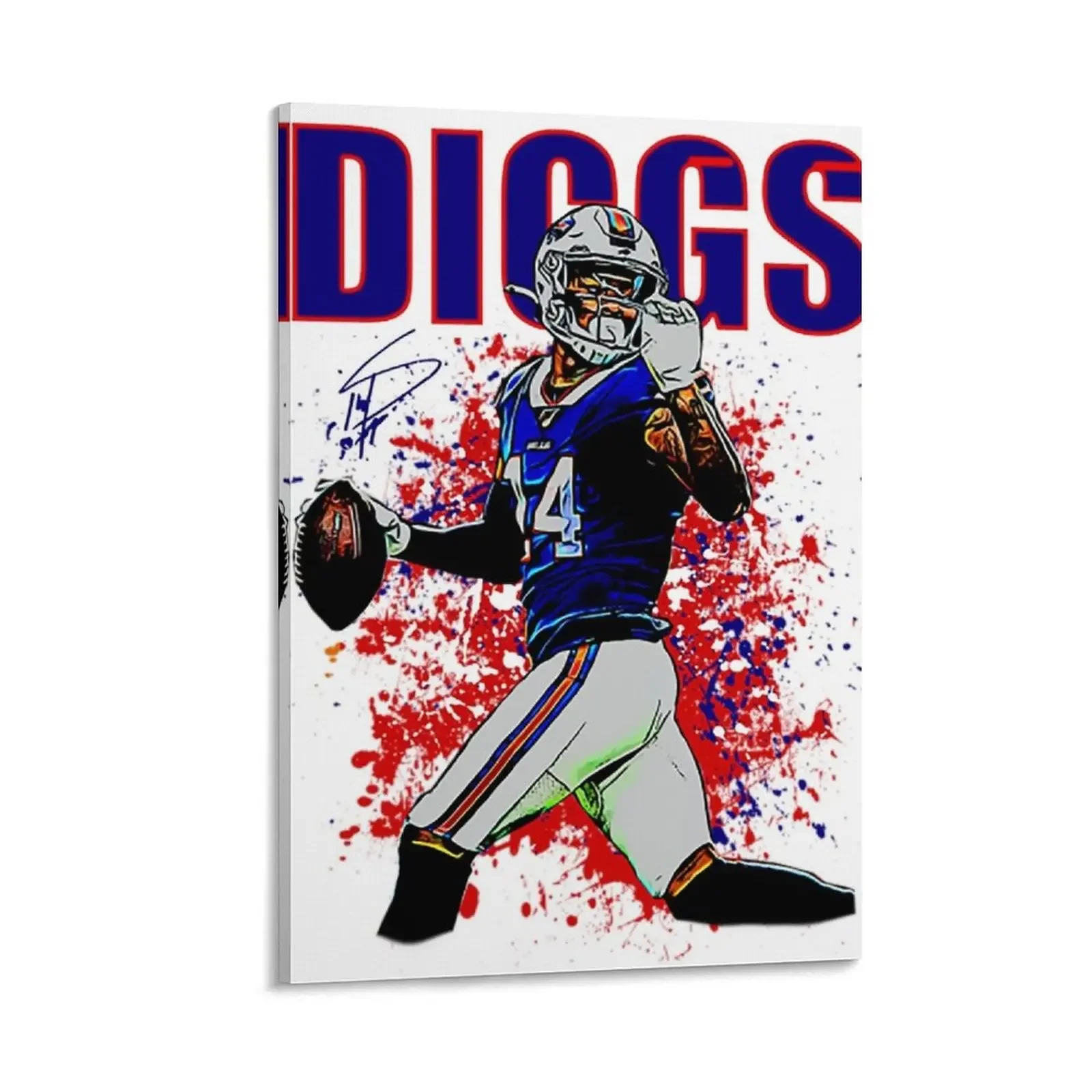 

Stefon Diggs T-ShirtDiggs Canvas Painting korean room decor fashion wall paintings posters Paintings on the wall