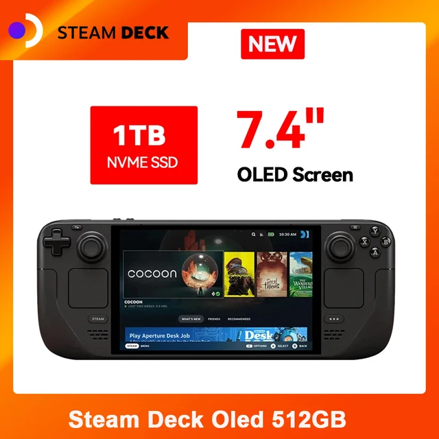 SteamDeck OLED 512GB NVMe SSDモデル Amazon.com: VALVE Steam Deck OLED 512GB SSD + 16GB RAM