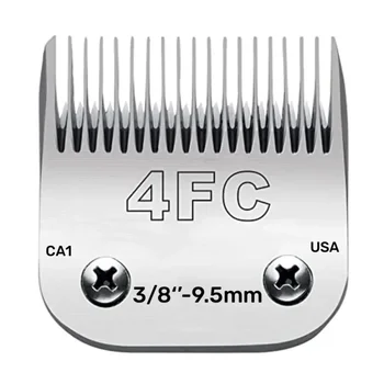 Cuchillas de repuesto desmontables para cortadora de mascotas, cuchilla 4FC, Compatible con cortadora de mascotas Andis, Oster A5, Wahl, serie KM