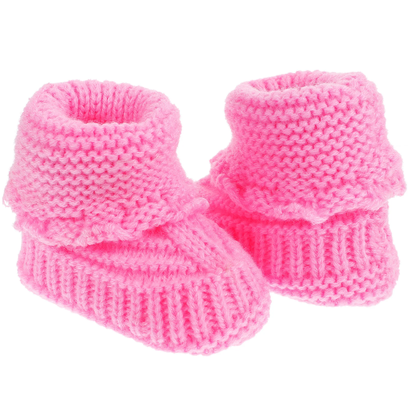 Handmade Knitted Infant Shoes Newborn Booties Soft Sole Baby Sandals Clogs Baby Girl Boy Comfort