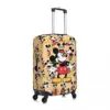 Mickey Mouse Graffiti Suitcase Cover Funny Animal Print Flight Fun Luggage Case Cruise Trip Protector Cartoon 3