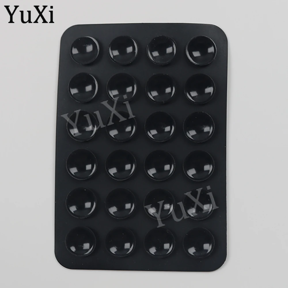 Suction Cup Silicone Phone Stand - Anti-Slip Rubber Pad Pack
