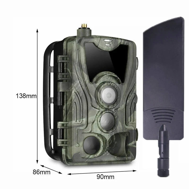 Free APP Trail Camera Cloud Service 4G Wildlife Hunting Surveillance Cellular Mobile 30MP 2K Wireless Cameras HC801Plus