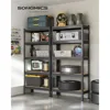 5-Tier Storage Shelves, Set of 2 Garage Storage, Boltless Assembly, Adjustable Shelving Units, Load 1929 lb Each 2