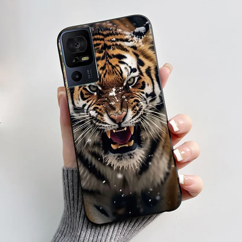 Luxury Cute Cartoon Black Soft Silicone Protective Phone Case