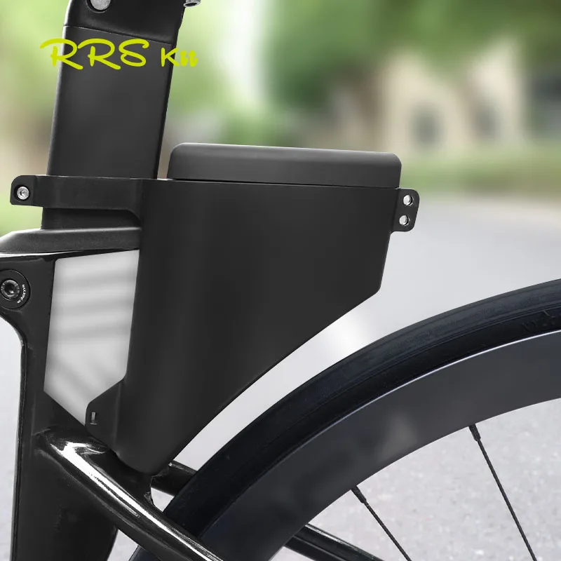 Rrskit Road Bicycle Seat Tube Storage Tail Bag Hard Shell Waterproof Shock-absorbing Droplet Type Bicycle Saddle Bag