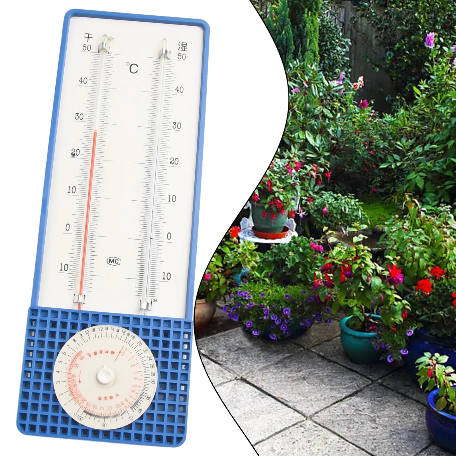 Dry Wet Thermometer Dry Wet Meter 1pc 272-A 300X105mm ABS Tool For Home Garden Garden Tool