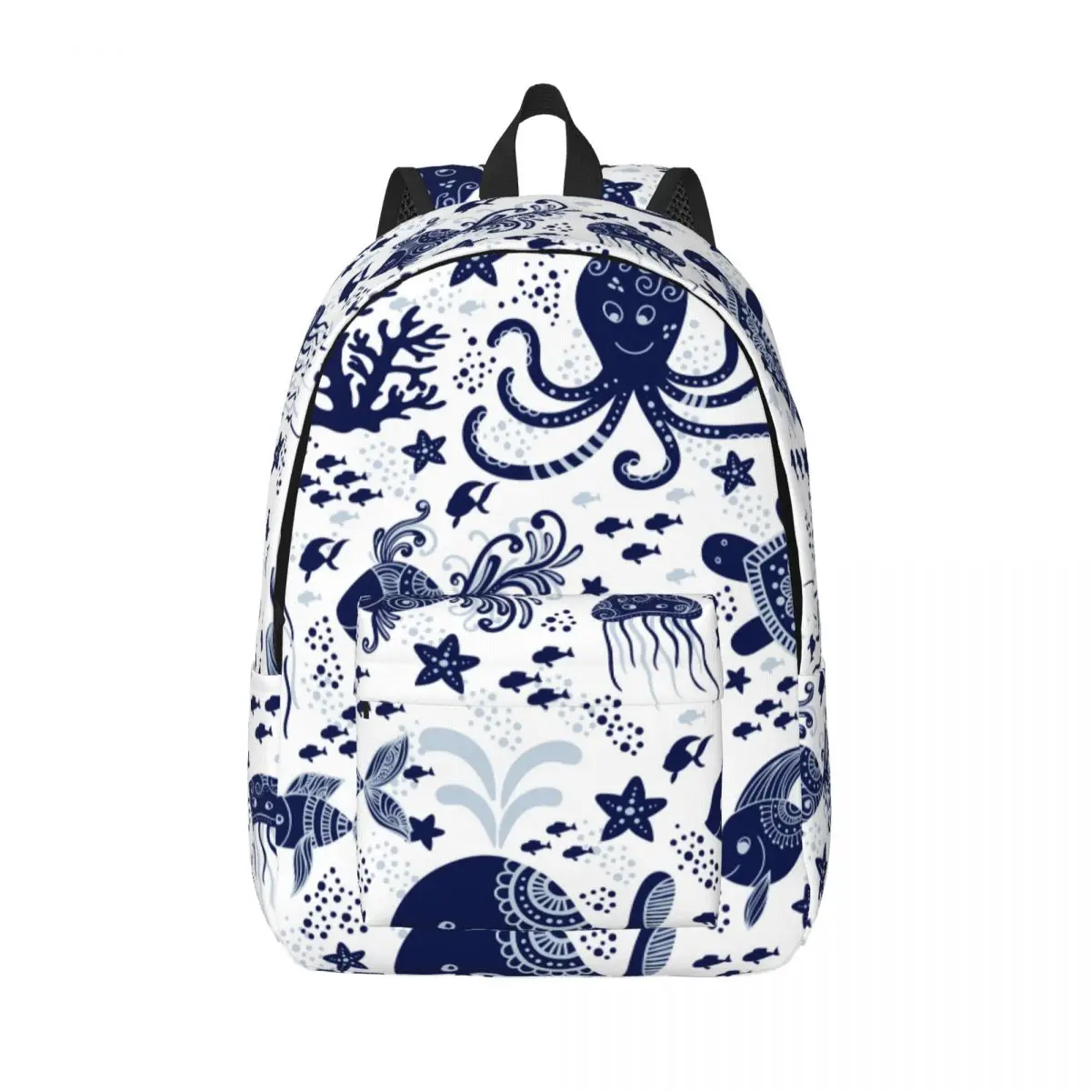 

Student Bag Cute Cartoon Jellyfish Octopus Starfish And Turtles Backpack Parent-child Lightweight Backpack Couple Laptop Bag