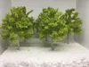 3pcs/5pcs highly10cm/12cm/15cm miniature tree model architecture model railway layout green landscape scenery train model tree 2