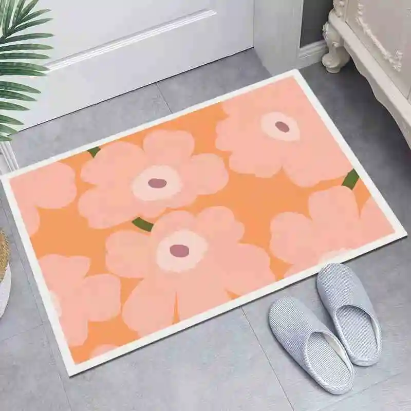 

2023 floor mats, bathroom coral velvet, stepping on kitchen carpets, door mats