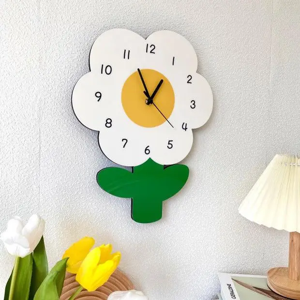 

LEYDUN Character Noisy Clock 30 * 40cm Clock Clock