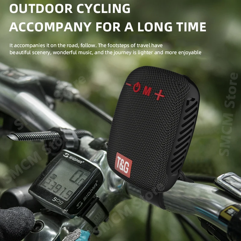Bluetooth Speaker Outdoor Speakers TG392 Outdoor Bicycle Bluetooth Speaker TWS Portable Wireless Sound Box Built-in Mic Hands-free Call IPX5 Waterproof Subwoofer