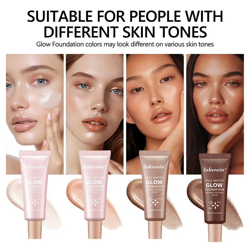 Gloss Liquid Foundation Lasting Concealer Full Coverage BB Cream Face Highlighter Corrector High Coverage Base Makeup Cosmetics liquid foundation makeup cosmetics makeup cream