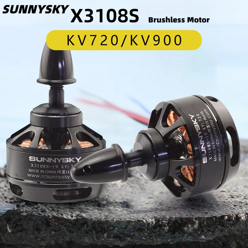 Sunnysky X3108S Disc Type Brushless Motor 720KV 900KV 3-4S LiPo 30A ESC for F450 F550 Tarot 650 RC Multirotor Aerial Drone