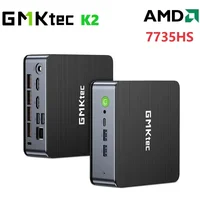 GMKtec K2 Mini PC AMD Ryzen 7 7735HS Window 11 Pro DDR5 4800MHz PCle 4.0 NVME SSD WIFI6 BT5.2 4K 1000M LAN Gaming Computer 1