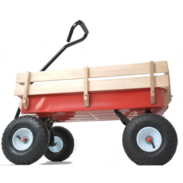 Kültéri Kocsi Minden Terepen Húzza Meg A 10 "-Es Fatorlátot Gumiabroncsok Gyerekkertet （Redred+Fehér - Image 5