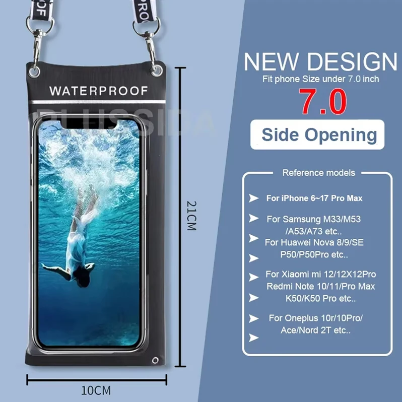 Universal Waterproof Phone Case Pouch – Premium Protection