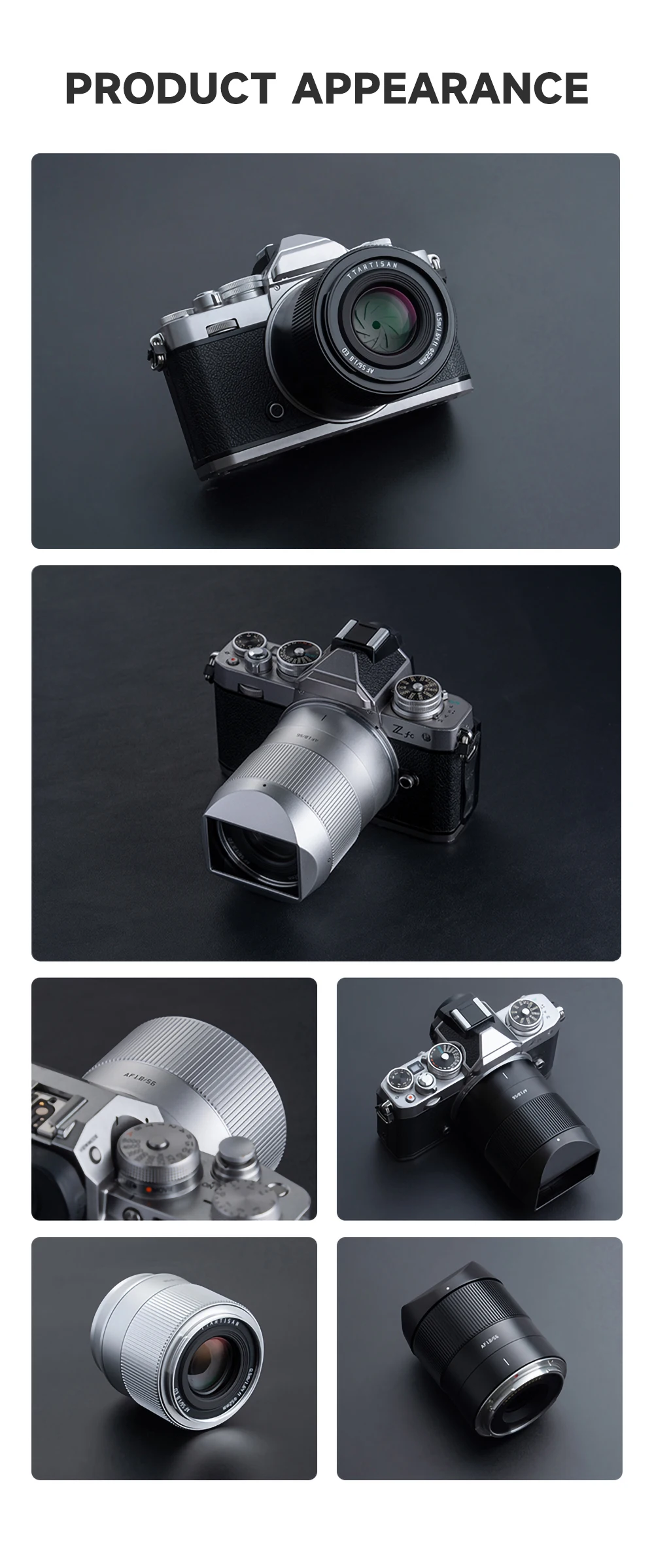 Auto Focus 56mm F1.8 camera lens X E Z mount for Fujifilm XS10 XS20 X-H2s XT5 XT