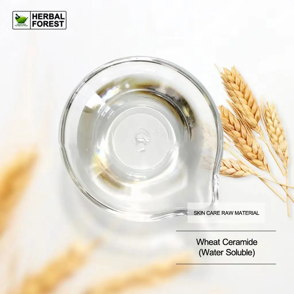 Water Soluble Wheat Ceramide Rice Bran Extract Long-Lasting Moisturizer and Reduces Wrinkles DIY Skin Care Raw Material hanajirushi rice bran extract moisturizing facial cleanser for dry skin 150g