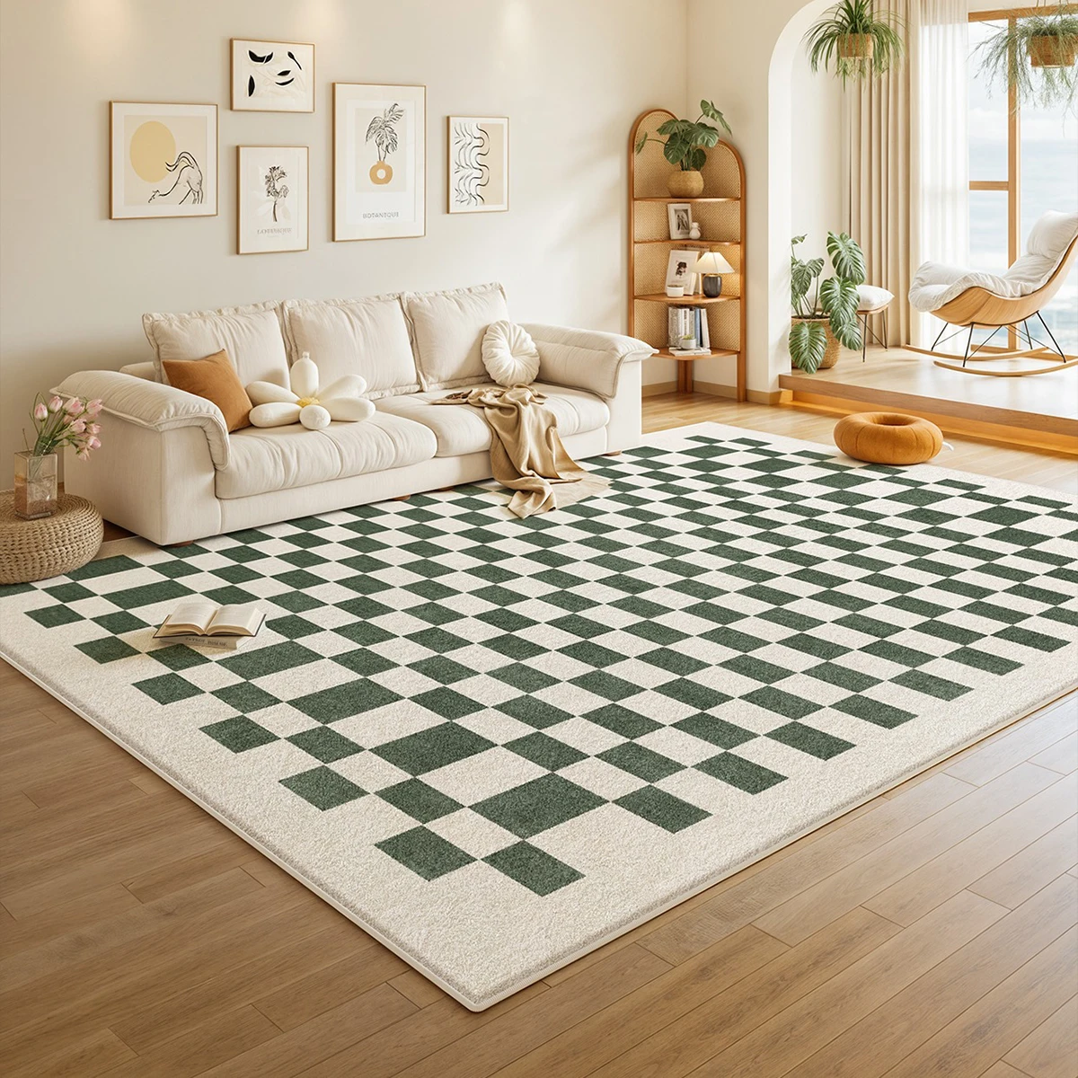 Large Area Rugs For Living Room Carpet Bedroom Floor Mat Minimalist Style  Rug Machine Washable Foldable Soft Short Plush Mat 카페트 - AliExpress, image size:1200x1200