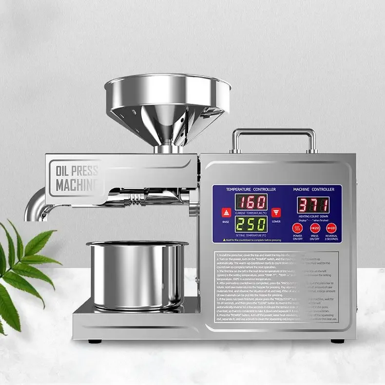 Home Corn Oil Extraction Machine Seed Cold Press Screw Oil Press Machine For Small Business 2