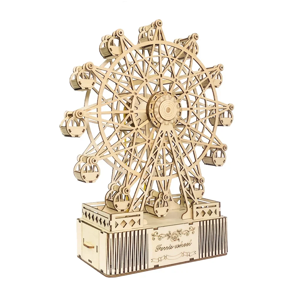 3D drewniane Puzzle obrotowa diabelski młyn pozytywek Model ręcznie robiony DIY zestaw zabawka układanka pulpitu zestaw klocków dla dzieci 9 S259392c3d73d416ca577d7059dc120d45 3D drewniane Puzzle obrotowa diabelski młyn pozytywek Model ręcznie robiony DIY zestaw zabawka układanka pulpitu zestaw klocków dla dzieci