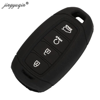 Keyforkess 30pcs Silicone Car Key Case For Hyundai i30 Ix35 Solaris Azera Elantra Grandeur Ig Accent Santa Fe Verna Fob Cover - jingyuqin 30pcs Silicone Car Key Case For Hyundai i30 Ix35 Solaris Azera Elantra Grandeur Ig