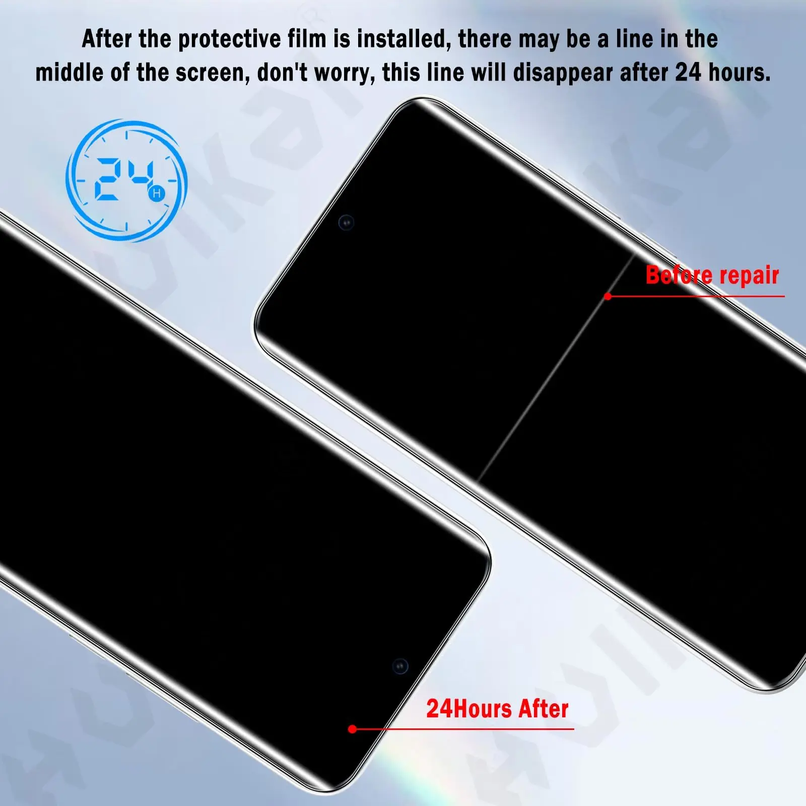 5-Pack Hydrogel Transparent Soft TPU Screen Protectors