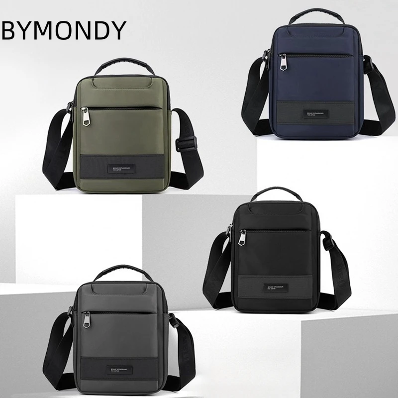 

BYMONDY Fashion Oxford Shoulder Bags for Men Small Short Trip Crossbody Bag High Quality Anti-wear Male Handbags Boys Bolsas