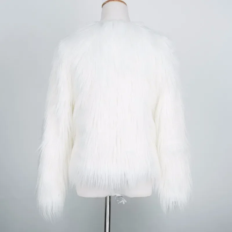 Artificial Fur Coat Fur Drop Winter Coat Thickened and Warm Women Jacket